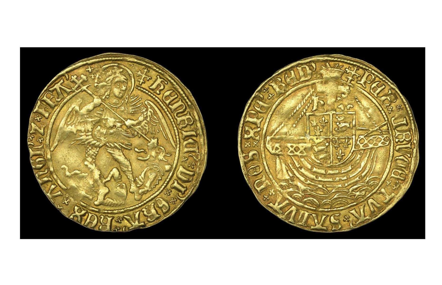 A rare gold coin